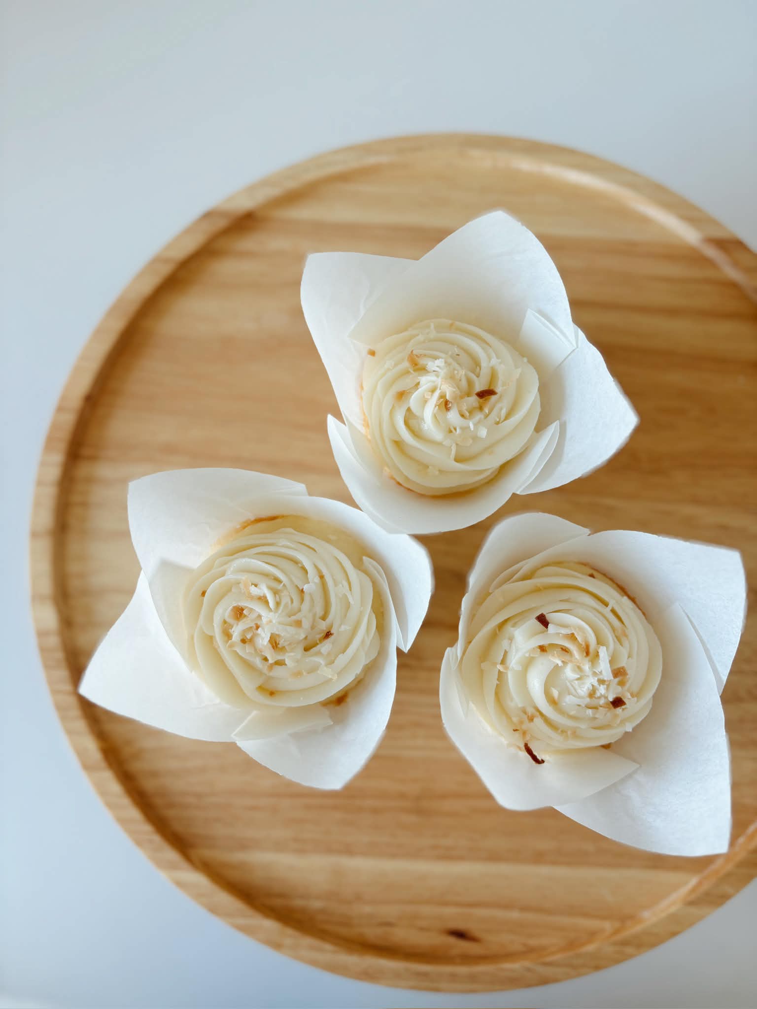 Toasted Coconut cupcake
